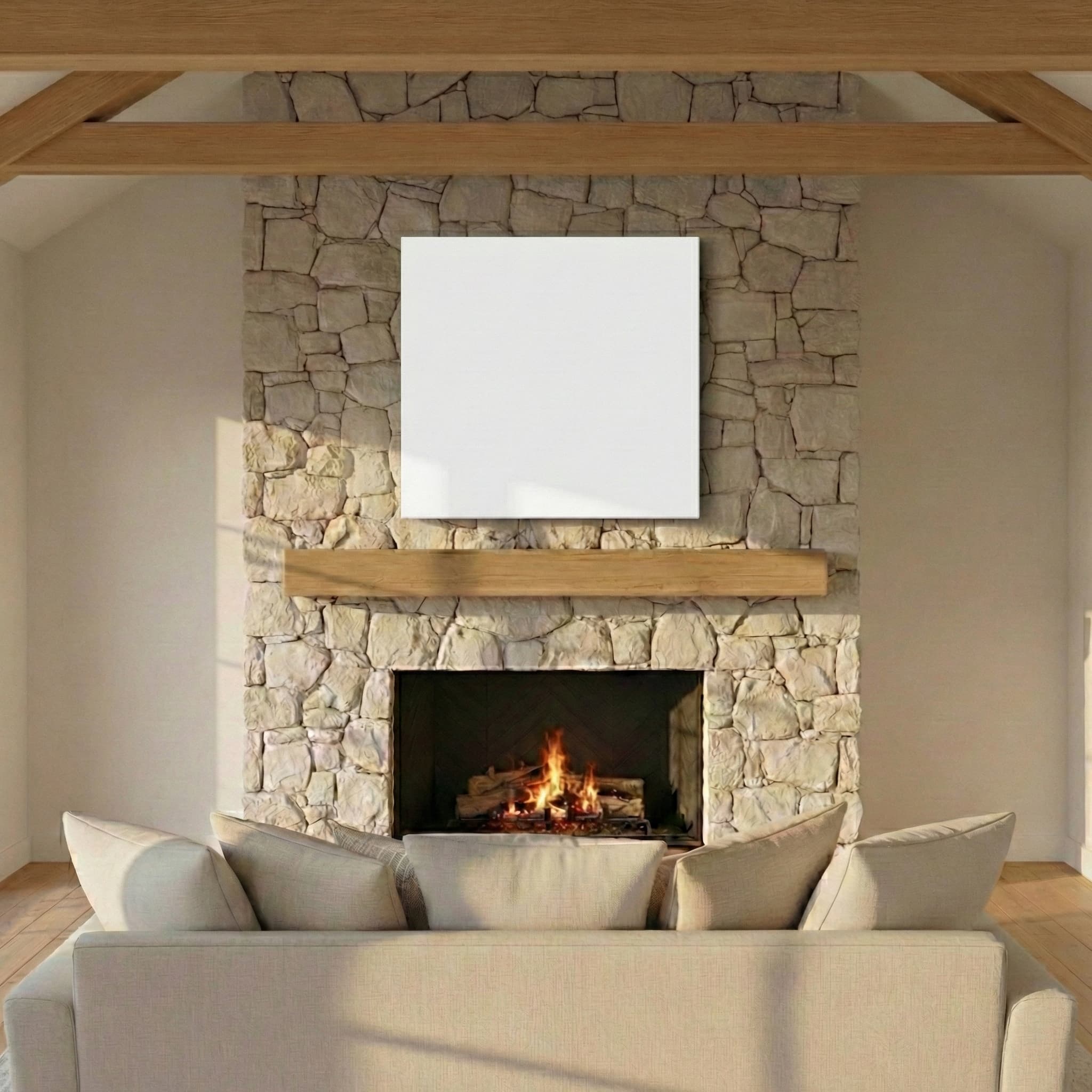 Mountain retreat living room