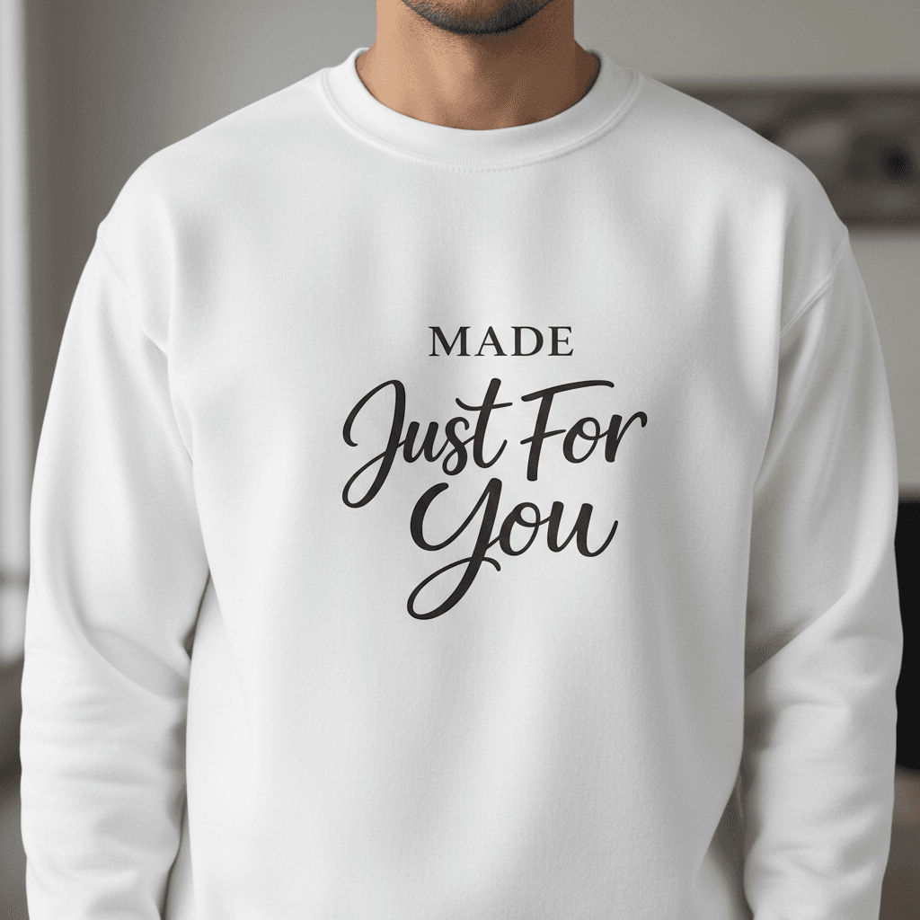 Gildan 18000 sweatshirt closeup texture mockup