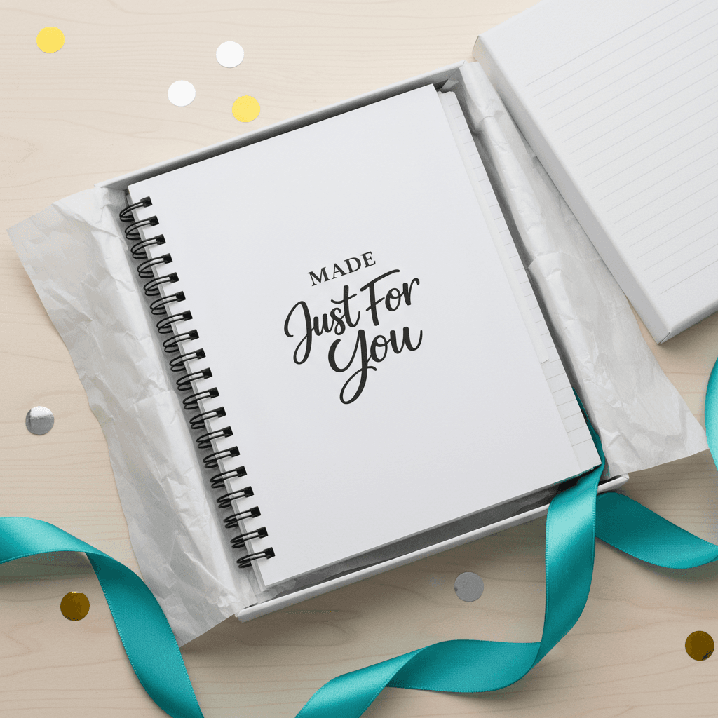 Spiral journal celebration gift