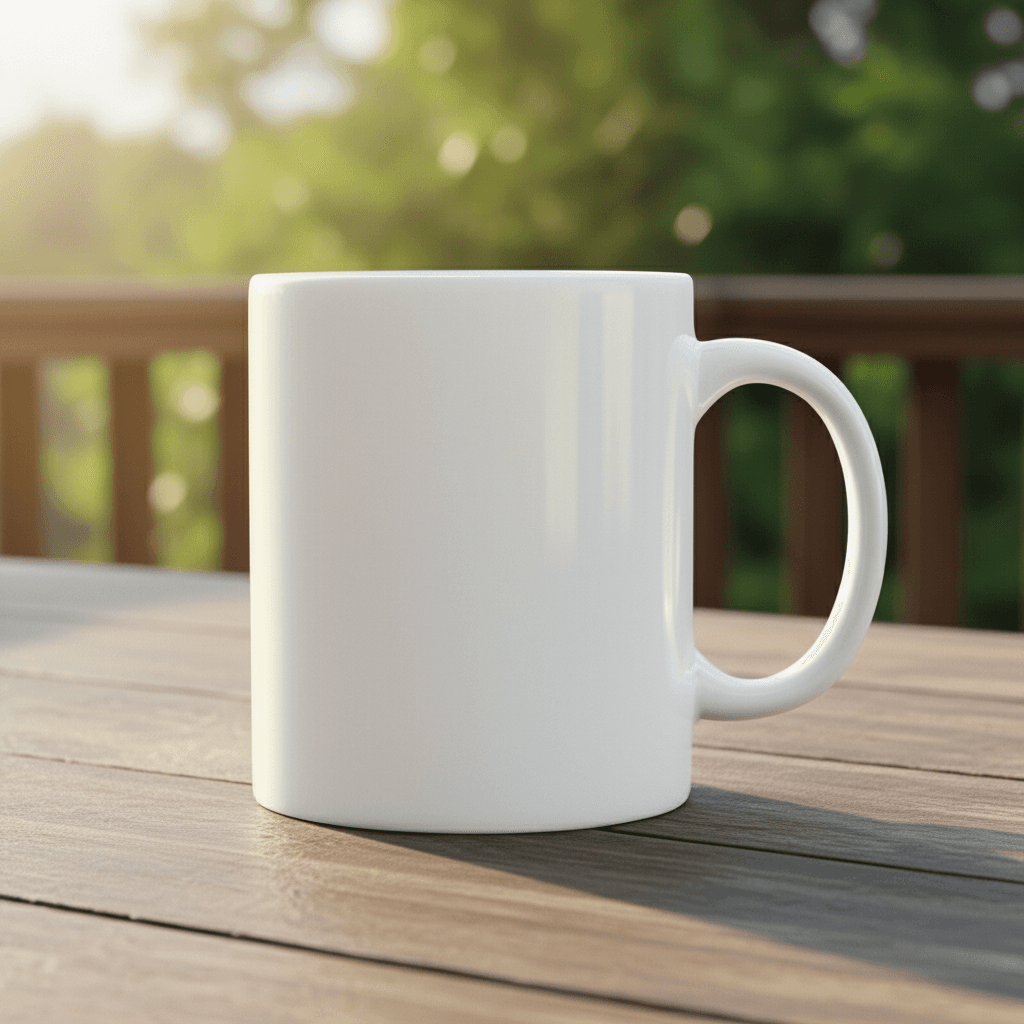Outdoor Patio mug mockup