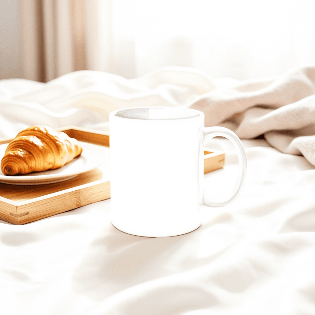 Kitchen Counter mug mockup