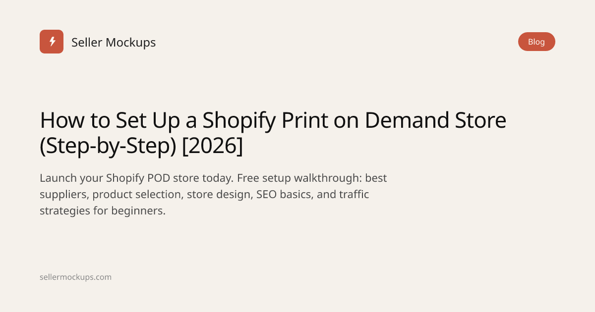 How to Set Up a Shopify Print on Demand Store (Step-by-Step) [2026 ...