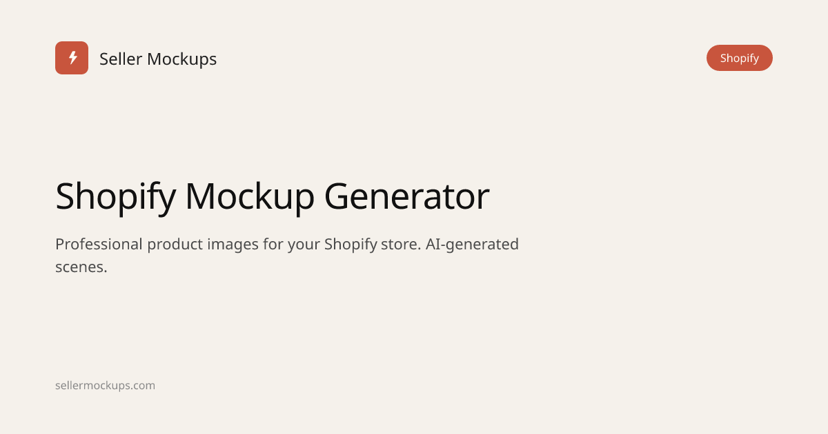Shopify Mockup Generator | Product Images for Shopify Stores ...